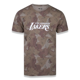 Camiseta NBA Los Angeles Lakers Camuflada New Era - Masculina