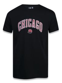 Camiseta NBA Chicago Bulls Preta New Era - Masculina
