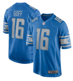 Camisa De Futebol Americano NFL Lions Jared Goff – Masculina