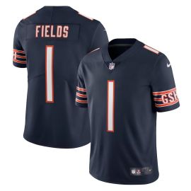 Camisa De Futebol Americano NFL Bears Justin Fields Azul – Masculina
