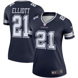 Camisa de Futebol americano NFL Cowboys Ezekiel Elliott – Feminina