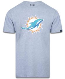 Camiseta NFL Miami Dolphins Big Logo Cinza New Era – Masculina