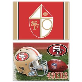 Imã Decorativo Retangular NFL – San Francisco 49ers