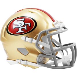 Mini Capacete decorativo Riddell Speed – San Francisco 49ers
