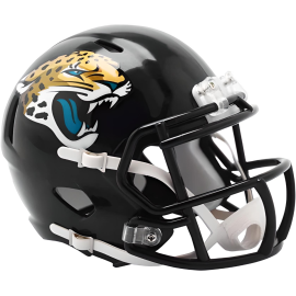Mini Capacete decorativo Riddell Speed – Jacksonville Jaguars