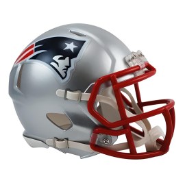 Mini Capacete decorativo Riddell Speed – New England Patriots