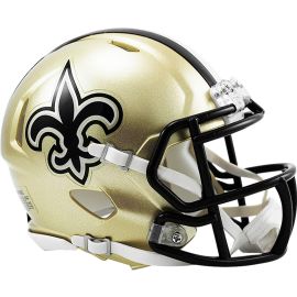 Mini Capacete decorativo Riddell Speed – New Orleans Saints