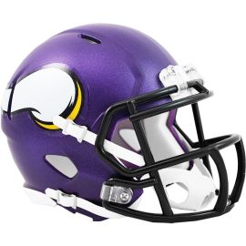 Mini Capacete decorativo Riddell Speed – Minnesota Vikings