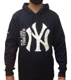 Moletom Canguru MLB New York Yankees Azul - Masculina