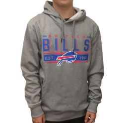 Moletom Canguru NFL Buffalo Bills Cinza Estampa Com Búfalo New Era – Masculina