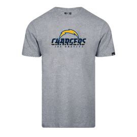 Camiseta NFL Los Angeles Chargers Big Logo Cinza New Era – Masculina
