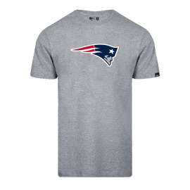 Camiseta NFL New England Patriots Big Logo Cinza New Era – Masculina