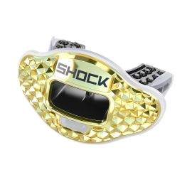 Protetor bucal e labial Shock Doctor Max Airflow-MAF 24k 3D Dourado
