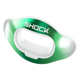 Protetor Labial Shock Doctor para bucal Interchange-Verde Cromado