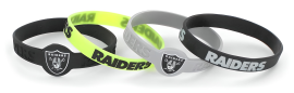 Pulseira NFL Raiders - 1 unidade