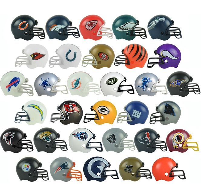 NFL: Coleção de troféu, capacetes, camisa em loja de Curitiba